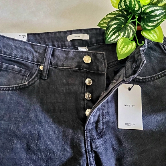 Forever 21 Premium Distressed 90s Fit Jeans - Picture 3 of 7